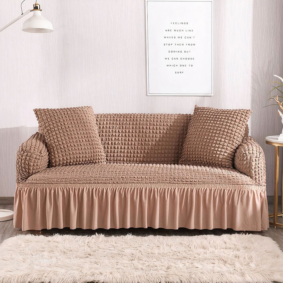 bubble sofa cover beige