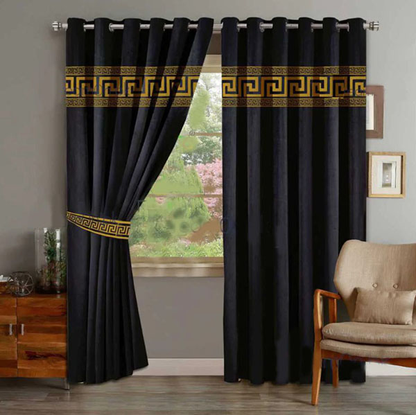 luxury velvet curtains f border 51