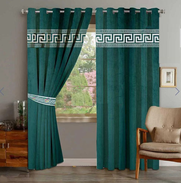 luxury velvet curtains f border 53