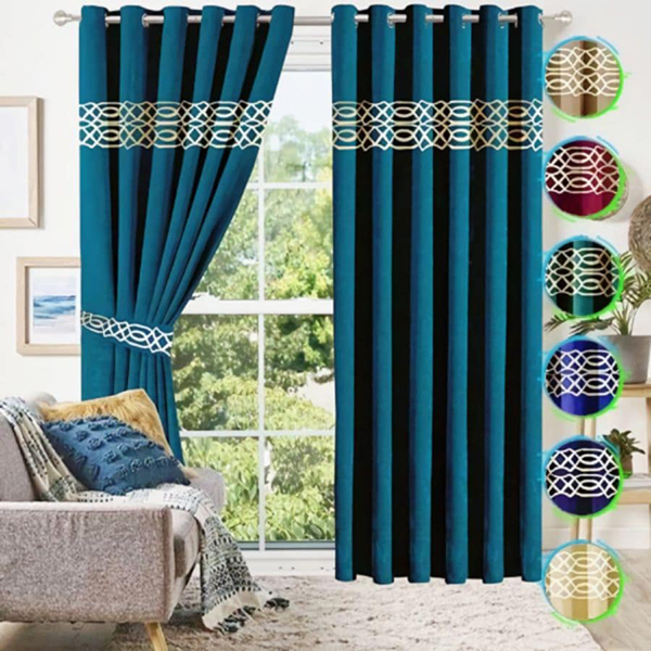 luxury velvet curtains f14