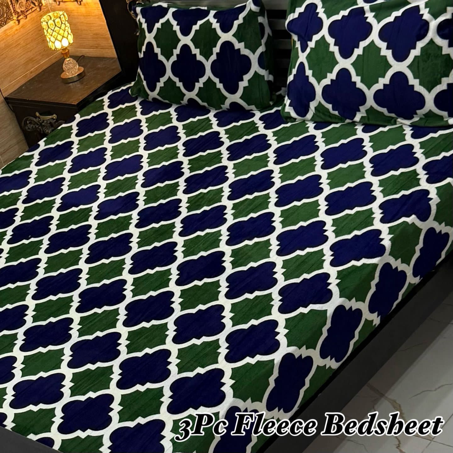 3Pc Fleece Bedsheet