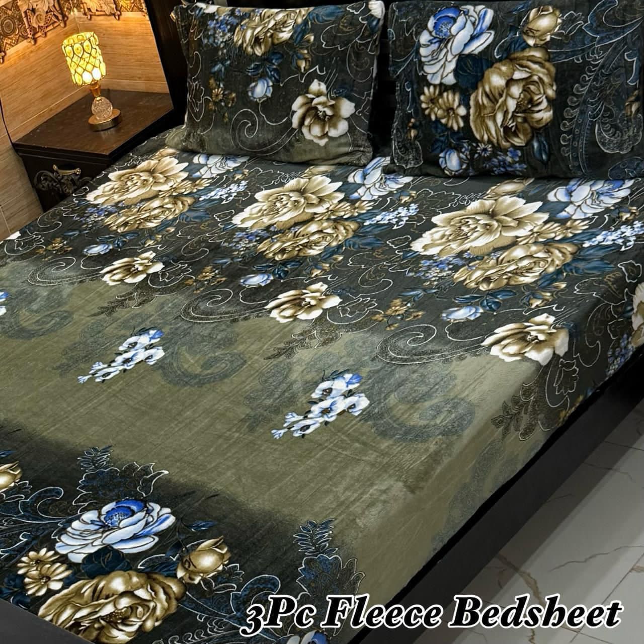 3Pc Fleece Bedsheet