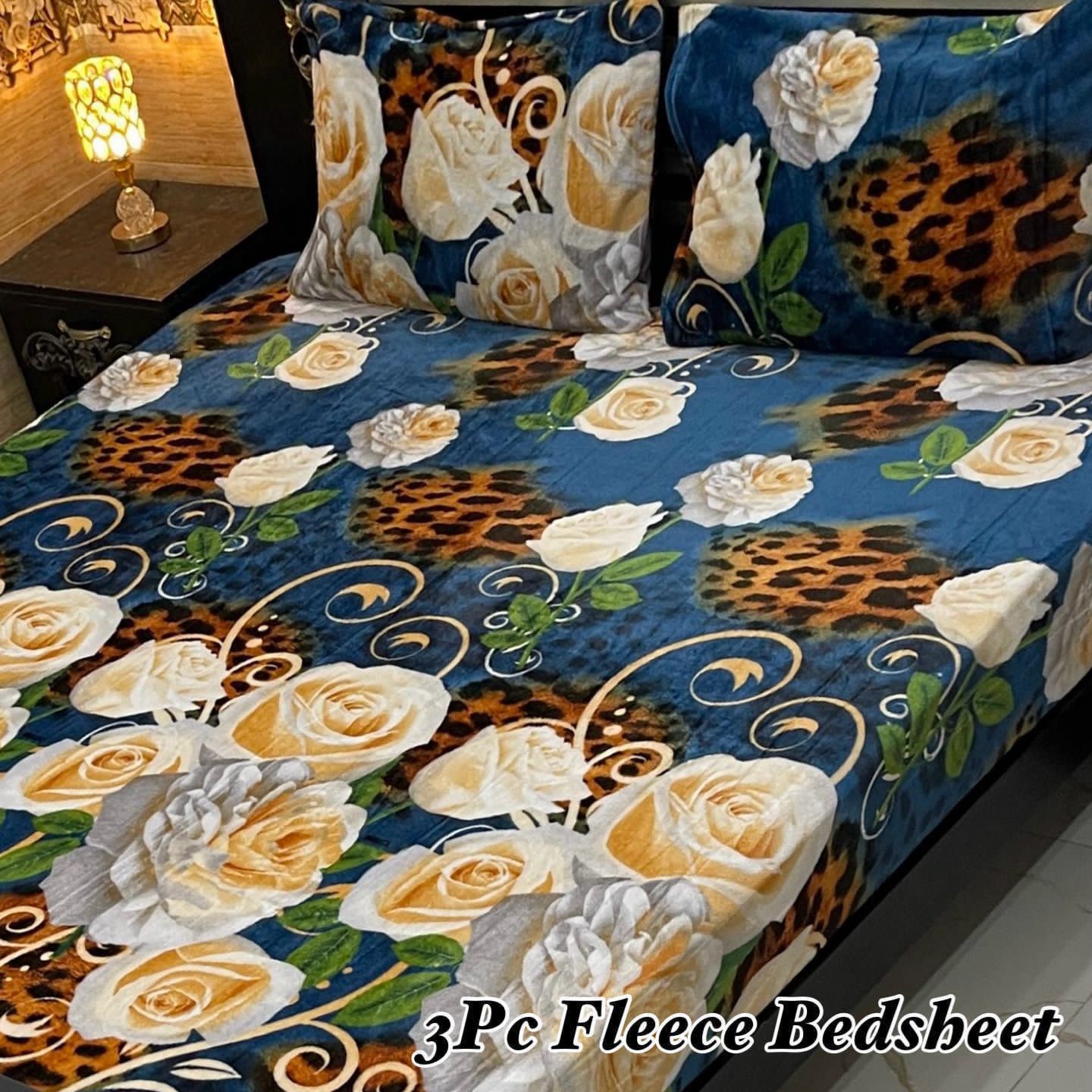 3Pc Fleece Bedsheet
