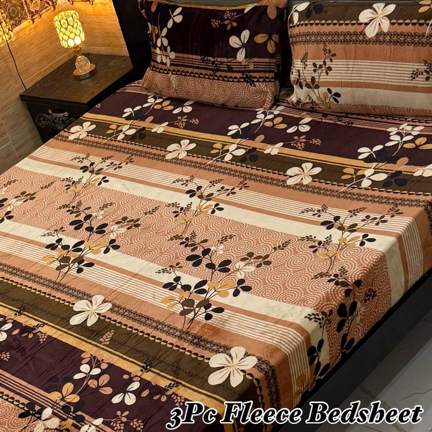 3Pc Fleece Bedsheet