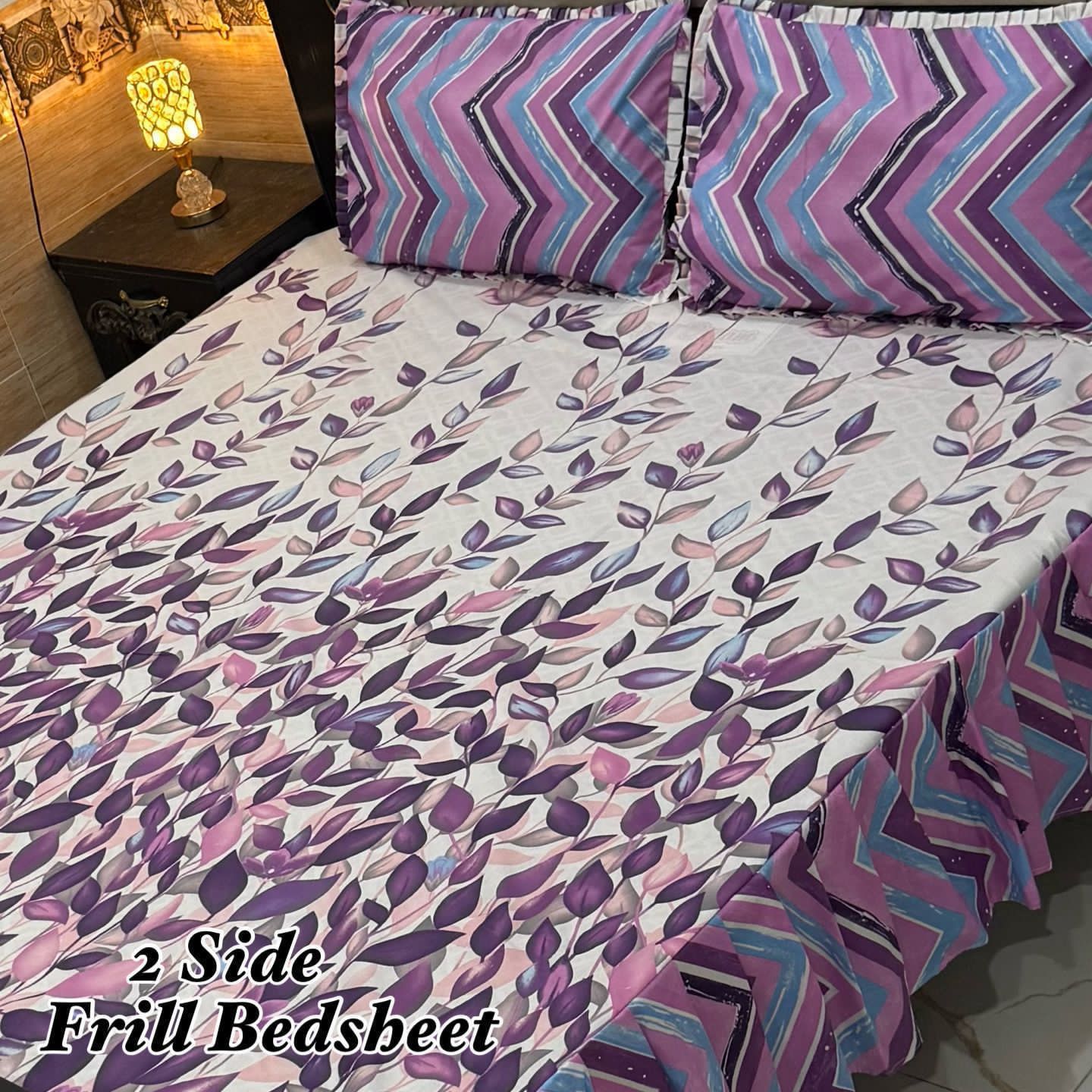 2 Sided Frill Bed sheets
