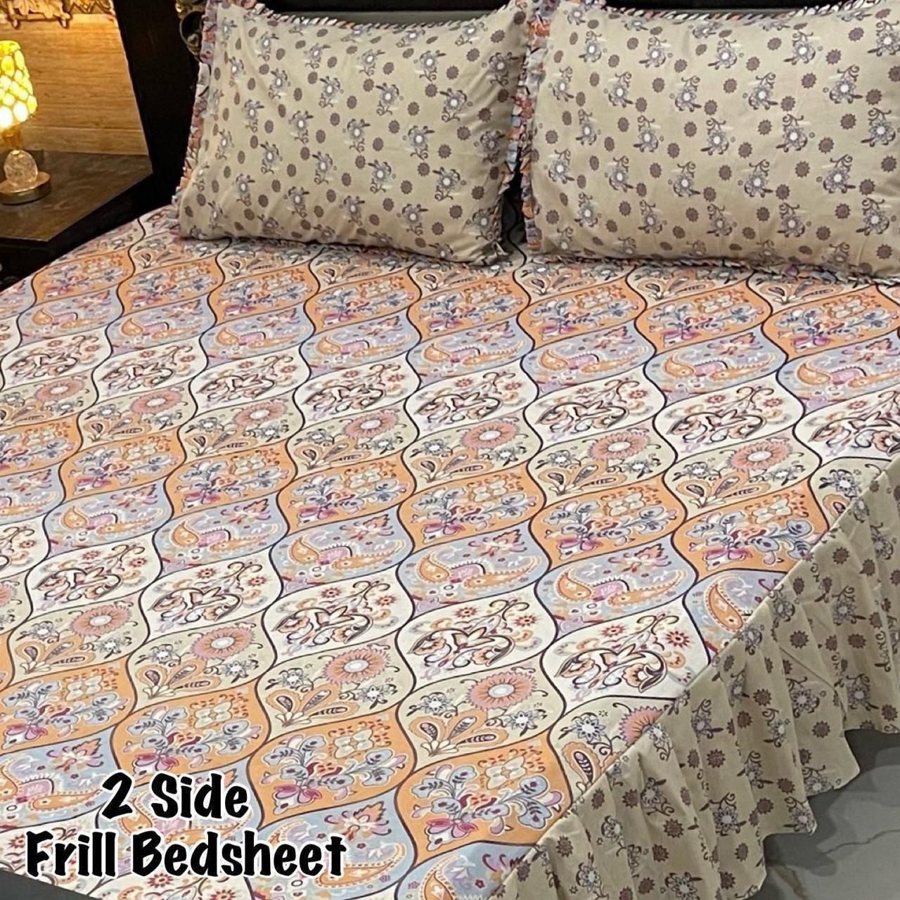 2 Sided Frill Bed sheets