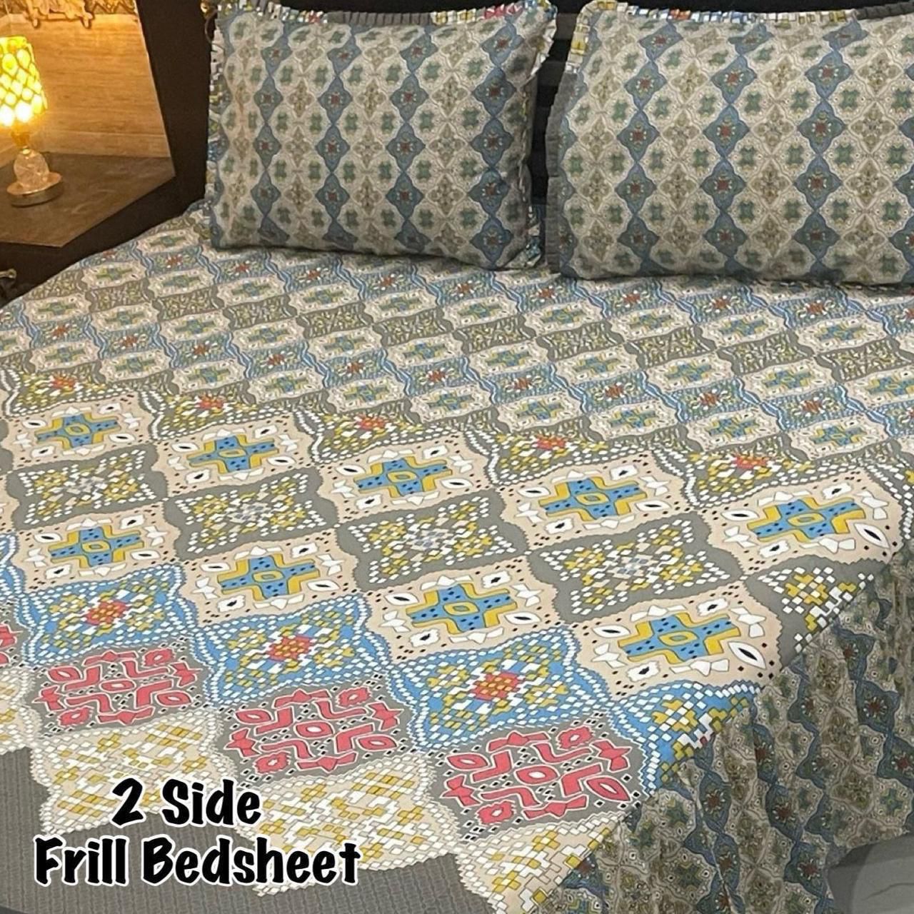 2 Sided Frill Bed sheets